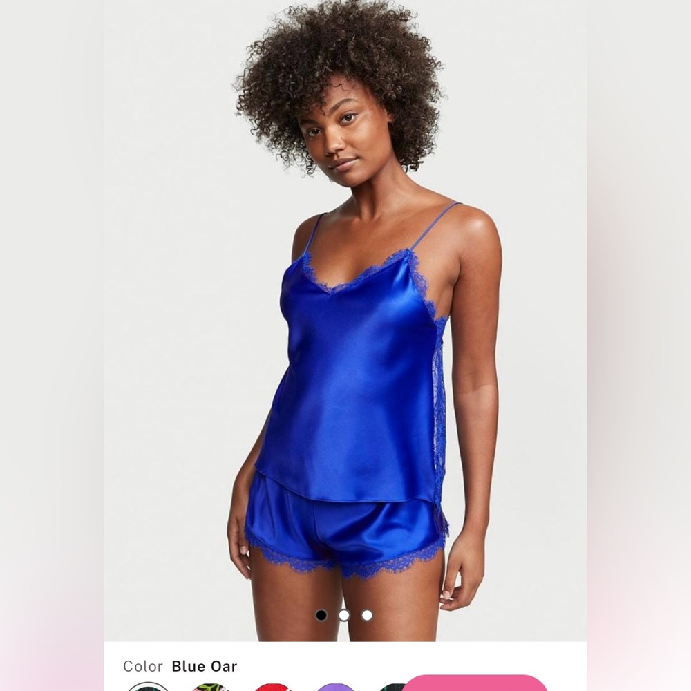 Victorias Secret Blue Lace Cami
